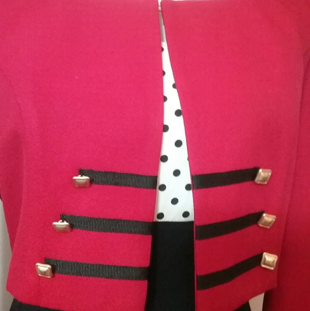 Vintage 1980's "Scarlett" Two Piece Dress Set - Picture 3 of 10